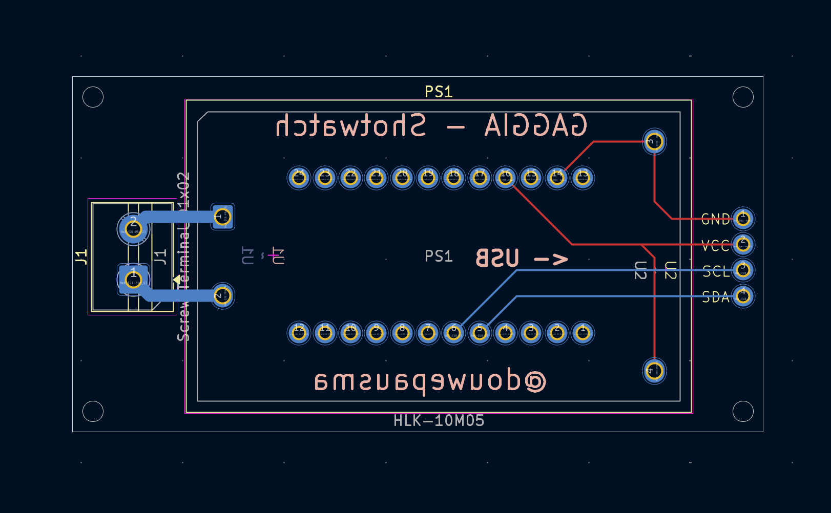 Shotwatch PCB design